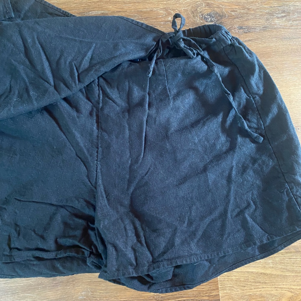 Old Navy Black Linen Skort sz XL - Picture 4 of 5